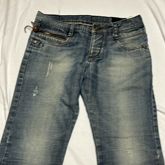 JACK & JONES Jeans Men’s Clark Four Comfort Blue Button Fly size 32x 32 - Picture 2 of 8